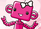 cute robots in love